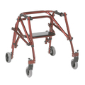 Inspired By Drive Nimbo 2G Lightweight Posterior Walker w/ Seat, Small, Castle Red ka2200s-2gcr